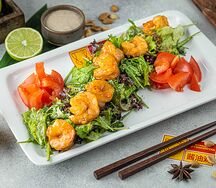 Салат с тигровыми креветками