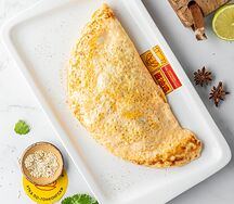 Омлет с уткой, томатами и сыром