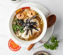 Рамен с креветками