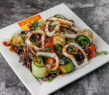 Салат с кальмаром