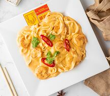 Креветки тигровые в соусе том ям