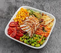 Поке с курицей по-гонконгски