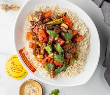 Говядина По-сычуаньски с рисом