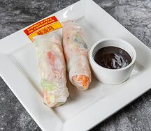 Спринг-роллы с креветками