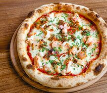 Пицца с морепродуктами