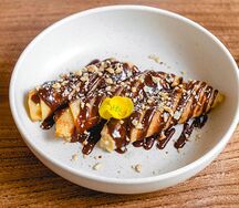 Блинчики с бананом