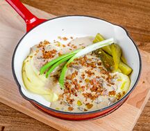 Бефстроганов с телятиной