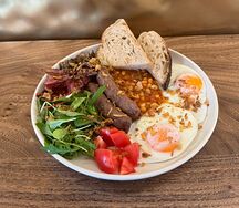 Мужской сытный завтрак