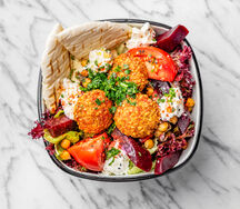 Салат хумус со свеклой