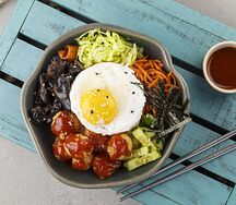 Пибимпаб с хрустящей курицей