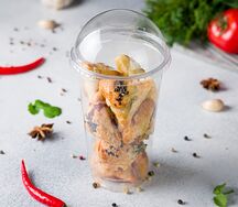 Самсусики в стакане