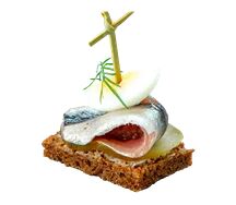 Канапе с балтийской килькой