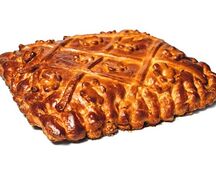 Пирог картофель/бекон/сыр