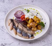 Сельдь с картофелем