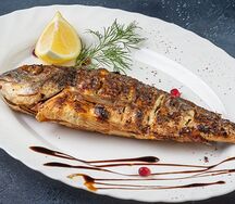 Форель на углях