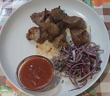 Шашлык из говяжьей вырезки