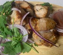 Шашлык из cвинoго карбонада