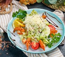 Салат Цезарь с креветками 250 г