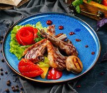 Баранина с овощами