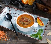 Крем-суп из чечевицы