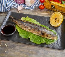 Сибас на углях