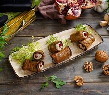 Рулеты из баклажанов