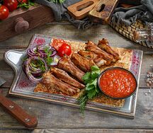 Шашлык из бараньих ребер