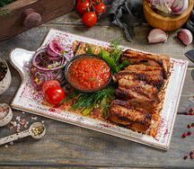 Шашлык из свиных ребер