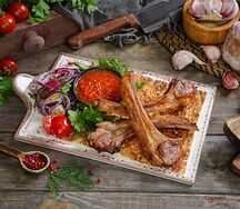 Шашлык из бараньей корейки