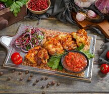 Шашлык из куриного бедра