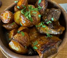 Говяжья вырезка в перечном соусе