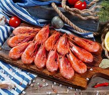 Креветки отварные 