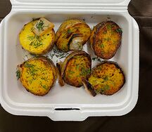 Картофель с курдюком
