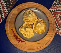 Хинкали с сыром во фритюре
