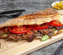 Донар из говядины в турецком хлебе