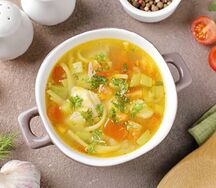 Суп куриный