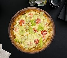 Пицца Цезарь с креветками