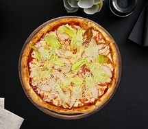 Пицца Цезарь с курицей