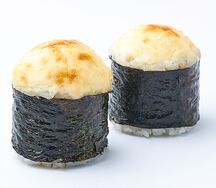 Запеченный ролл Эби чиз