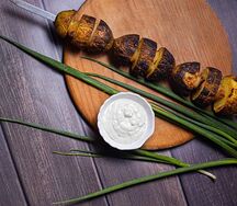 Картофель с салом