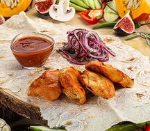 Шашлык из куриного филе