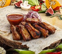 Шашлык из свиных рёбер деликатесных