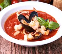 Суп с морепродуктами