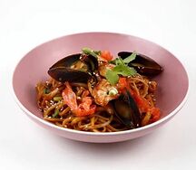 Удон с морепродуктами