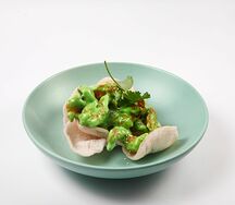 Креветки в соусе васаби