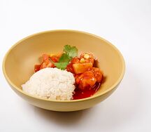 Креветки в кисло-сладком соусе