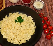 Макароны отварные