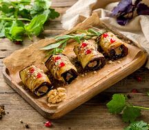 Баклажаны с орехами