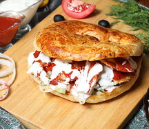 Шаурма в лепешке