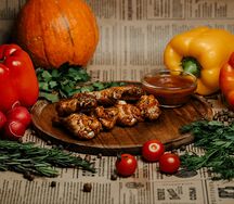 Шашлык из куриных крылышек